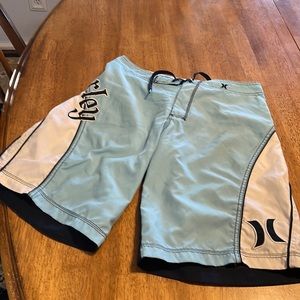 Vintage Hurley board shorts.